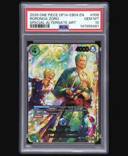 Roronoa Zoro - PRB02-006 (SP) PRB02-006 The Azure Sea's Seven Foil - Image 1