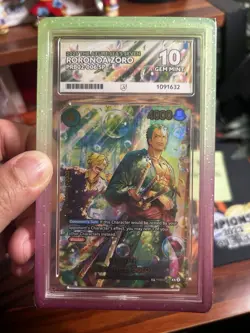 One Piece Card Game OP14 Roronoa Zoro PRB02-006 SP ACE 10 GEM MINT ‘Bubble Zoro’ - Image 1