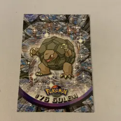 Golem #76 Non Holo Blue Logo Topps Pokemon TV Animation Edition Near Mint NM - Image 1