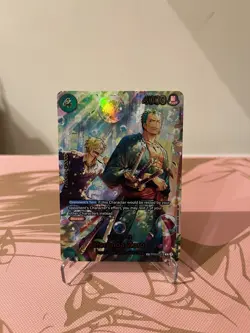 Roronoa Zoro PRB02-006 SP Alt Art “Bubble Zoro” One Piece Card Game Near Mint - Image 1