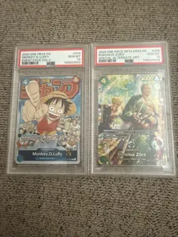 One Piece Card Game OP14 Roronoa Zoro PRB02-006 SP PSA 10 GEM MINT ‘Bubble Zoro’ - Image 1