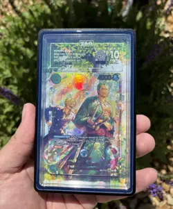 Roronoa Zoro - PRB02-006 (SP) The Azure Sea's Seven Foil TAG Pristine 10 - Image 2