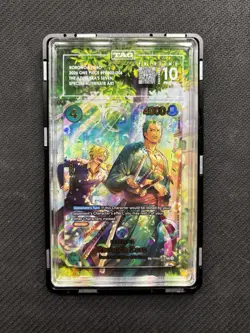 Roronoa Zoro - PRB02-006 (SP) The Azure Sea's Seven Foil TAG Pristine 10 - Image 3