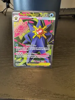 M Starmie EX Illustration Rare 102/088 Pokemon TCG Perfect Order Pokemon Card NM - Image 1