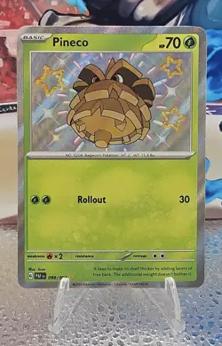 PINECO - Pokemon - 099/091 Paldean Fates - Shiny Rare- Holo NM CJ - Image 1