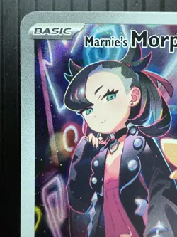 Pokemon Marnie's Morpeko SVP 206 Black Star Promo Full Art Holo (NM) - Image 2