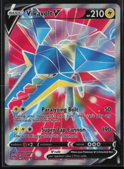 Vikavolt V 180/189 Ultra Rare Darkness Ablaze Pokemon Holo Near Mint - Image 1