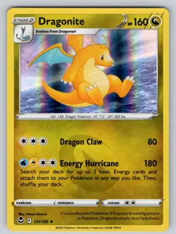 Dragonite 131/195 Rare Silver Tempest Holo Near Mint - Image 1