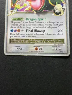 Pokemon 2009 Rayquaza C Lv X Supreme Victors Holo DP47 Promo - MP-HP - Image 2