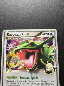 Pokemon 2009 Rayquaza C Lv X Supreme Victors Holo DP47 Promo - MP-HP - Image 4