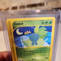 Pokemon Oddish 97/147 Aquapolis e-Reader Common 2002 Grass Type Card - Image 2