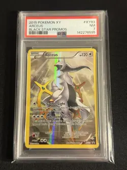 2015 POKEMON XY BLACK STAR PROMO ARCEUS #XY83 PSA 7 NM - Image 1
