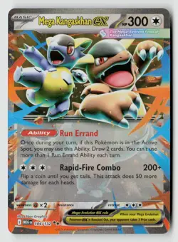 Pokemon TCG Mega Kangaskhan ex 104/132 Double Rare Holo Card - Image 1
