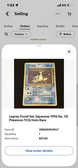 Pokemon TCG Japanese 1999 Holo Promo 9 Card Lot Aerodactyl Muk Scyther - Image 5