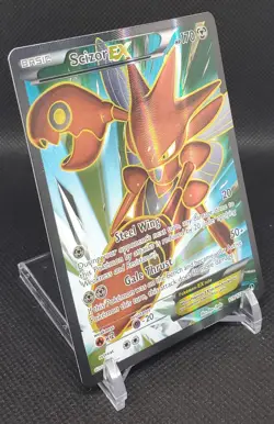 Pokemon Scizor EX Full Art 119/122 Breakpoint Holo NM - Image 2