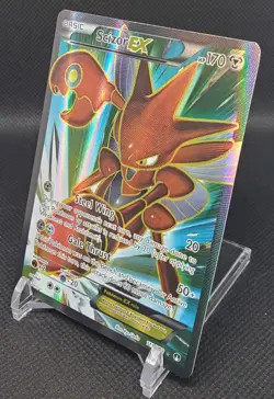 Pokemon Scizor EX Full Art 119/122 Breakpoint Holo NM - Image 3