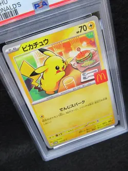 PSA 10| 2025 Pokemon Card Pikachu 020/M-P McDONALD'S Promo Japanese Happy Meal - Image 4