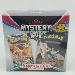 Pokemon Mystery Power Box (5 Random Booster Packs) Factory Sealed - Image 1