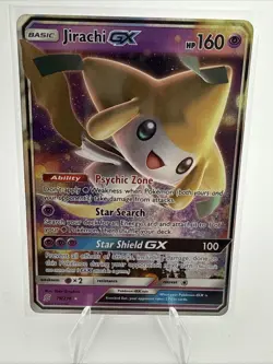Pokemon Jirachi GX Holo Ultra Rare TCG Card 79/236 Unified Minds NM - Image 1