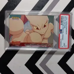 Pokemon Card Super Psychic Mewtwo Holo Foil Topps Movie Promo 1999 PSA 9 MINT - Image 2