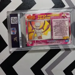 Pokemon Card Super Psychic Mewtwo Holo Foil Topps Movie Promo 1999 PSA 9 MINT - Image 5
