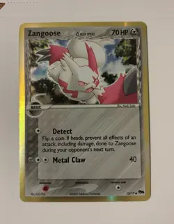 Pokemon TCG Zangoose (Delta Species) 015/017 POP Series 5 Holo English 70 HP - Image 3