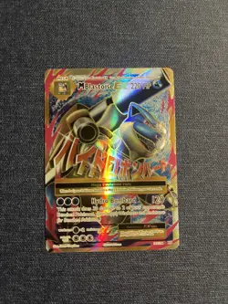 M Blastoise EX (Full Art) 102/108 XY Evolutions Holofoil LP Pokemon card 🌊 - Image 1
