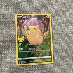 Pokemon Celebrations 25th Anniversary Pikachu 5/25 Holo Rare NM - Image 1