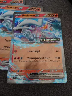 17 x Pokemon TCG XXL-Promo-Karten Reshiram stamped Reisegefahrten, JTGDE 030/159 - Image 2