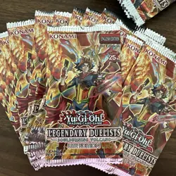 54x YuGiOh Legendary Duelists Soul burning Volcano Lite 1st Edition Packs - Image 2