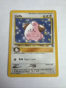 Pokemon TCG CLEFFA WOTC Promo 31/53 - Black Star - #31 - Image 1
