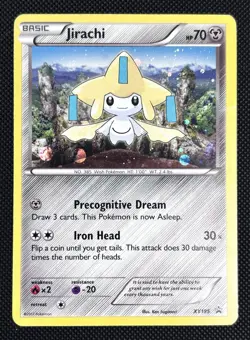 Jirachi XY195 Pokemon Black Star Promo 2017 HP Galaxy Swirl 🌀 - Image 2