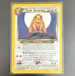 The Pokemon Company Pokemon TCG Dark Ursaring Neo Destiny Unlimited Rare 21/105 - Image 2