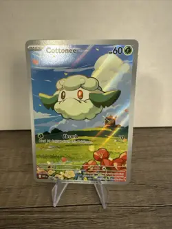 Pokemon TCG Cottonee White Flare Illustration Rare Card 090/086 NM/M Condition - Image 1