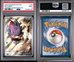 N's Zorua PSA 9 2023-25 Pokemon Scarlet Violet Black Star Promo Journey Together - Image 3