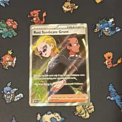 Rust Syndicate Grunt 112/084 Ultra Rare Pokemon Pitch Black ME05 NM English - Image 1