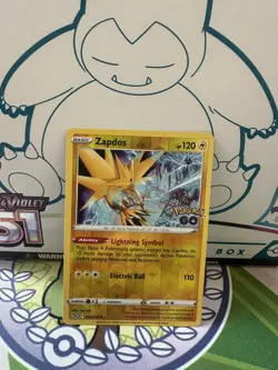 Pokemon TCG Zapdos Reverse Holo Rare Card 029/078 Pokemon Go - Image 1