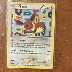 Pokemon TCG Eevee BW94 Black & White Holo Promo Card Basic 60 HP English 2013 - Image 1