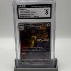 Pokemon Gumshoos Illustration Rare Holo CGC 8 Me01: Mega Evolution 153/132 2025 - Image 1