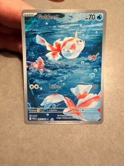 Goldeen Pitch Black 87/84 IR Pokemon TCG Pack Fresh NM/M - Image 1
