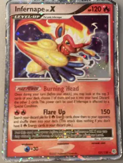 Infernape Lv.X - 121/130 - Pokemon Diamond & Pearl Ultra Rare LP - Image 1