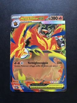 GCC Pokemon Mega Emboar ex MEP 035 Promo Rara ex set Ascesa Eroica Ita. NM - Image 1