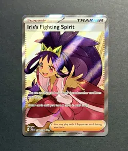 Iris's Fighting Spirit 180/159 Sv09 Ultra Rare Full Art Holo EN - Image 1