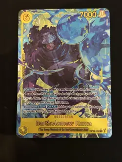 X2 OP12-119 Bartholomew Kuma SEC Alt Art One Piece TCG English Card - Image 2