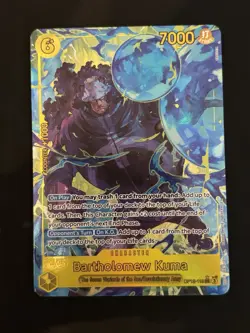 X2 OP12-119 Bartholomew Kuma SEC Alt Art One Piece TCG English Card - Image 3