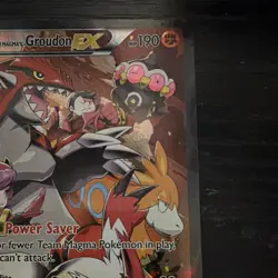 Pokemon TCG Team Magma's Groudon EX 15/34 Double Crisis Ultra Rare Holo EN - Image 5