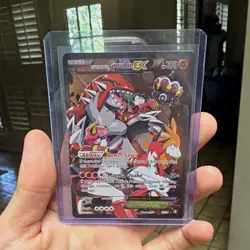 NM Pokemon TCG Team Magma's Groudon EX 15/34 Double Crisis Ultra Rare Holo EN - Image 1