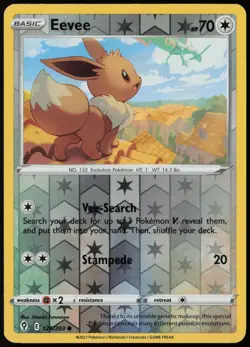 Eevee 125/203 Common Evolving Skies Pokemon Reverse Holo Near Mint - Image 1