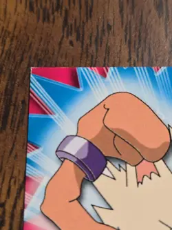 1999 Topps Pokemon #57 Primeape TV Animation Card Blue Logo - Image 4