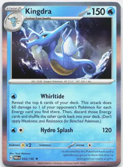 Kingdra 032/182 Rare Paradox Rift Pokemon Holo Near Mint - Image 1